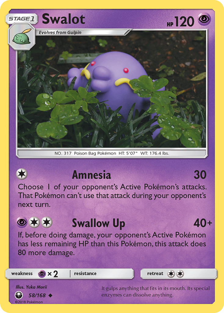 Swalot (58/168) [Sun & Moon: Celestial Storm] - Pokémon - Card Brawlers | Quebec | Canada |