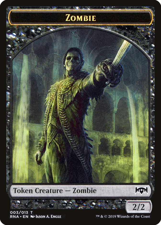 Zombie Token [Ravnica Allegiance Tokens] - Magic: The Gathering - Card Brawlers | Quebec | Canada |