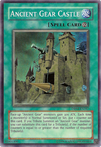 Ancient Gear Castle [DR04-EN167] Super Rare - Yu-Gi-Oh! - Card Brawlers | Quebec | Canada |