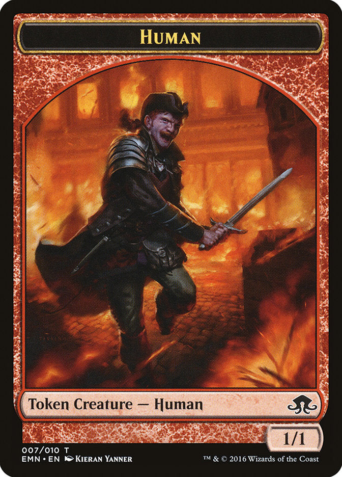 Human Token [Eldritch Moon Tokens] - Magic: The Gathering - Card Brawlers | Quebec | Canada |