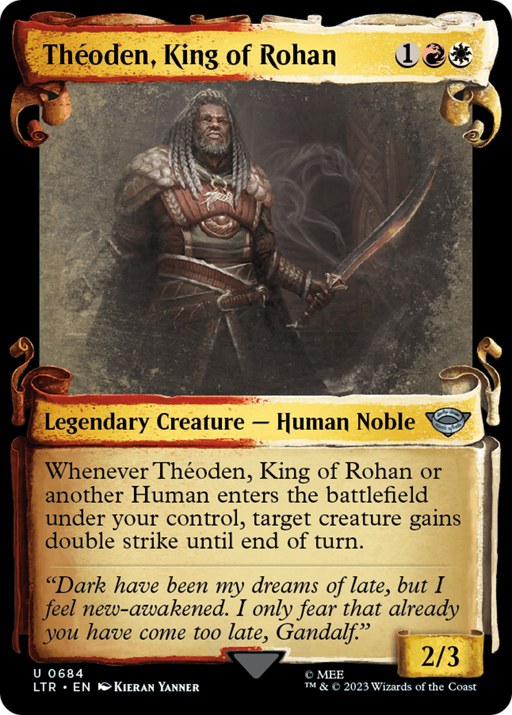 Theoden, King of Rohan [The Lord of the Rings: Tales of Middle-Earth Showcase Scrolls] - Magic: The Gathering - Card Brawlers | Quebec | Canada |