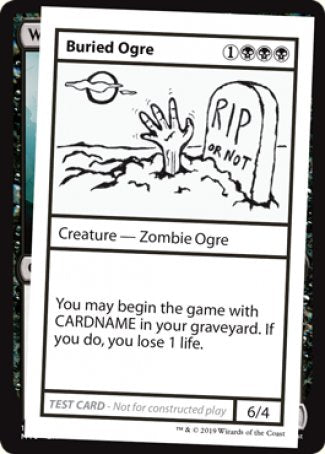 Buried Ogre (2021 Edition) [Mystery Booster Playtest Cards] - Magic: The Gathering - Card Brawlers | Quebec | Canada |