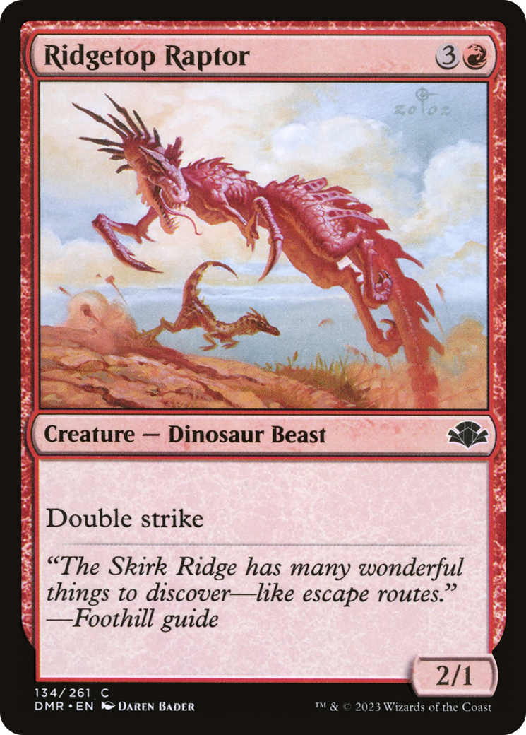 Ridgetop Raptor [Dominaria Remastered] - Magic: The Gathering - Card Brawlers | Quebec | Canada |