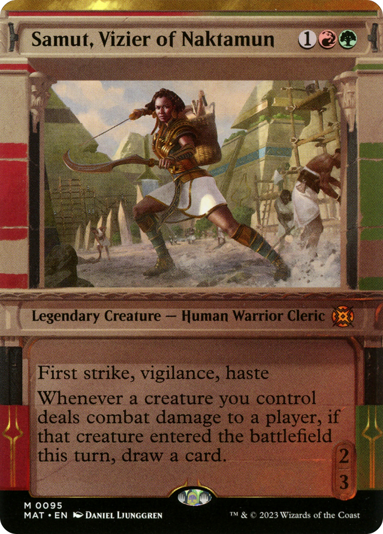 Samut, Vizier of Naktamun (Showcase) [March of the Machine: The Aftermath] - Magic: The Gathering - Card Brawlers | Quebec | Canada |