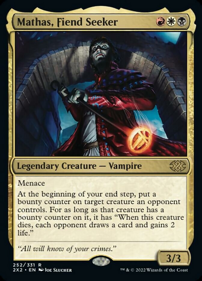 Mathas, Fiend Seeker [Double Masters 2022] - Magic: The Gathering - Card Brawlers | Quebec | Canada |