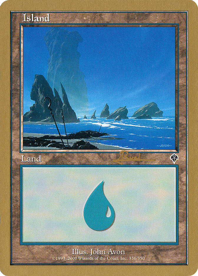 Island (ar336) (Antoine Ruel) [World Championship Decks 2001] - Magic: The Gathering - Card Brawlers | Quebec | Canada |