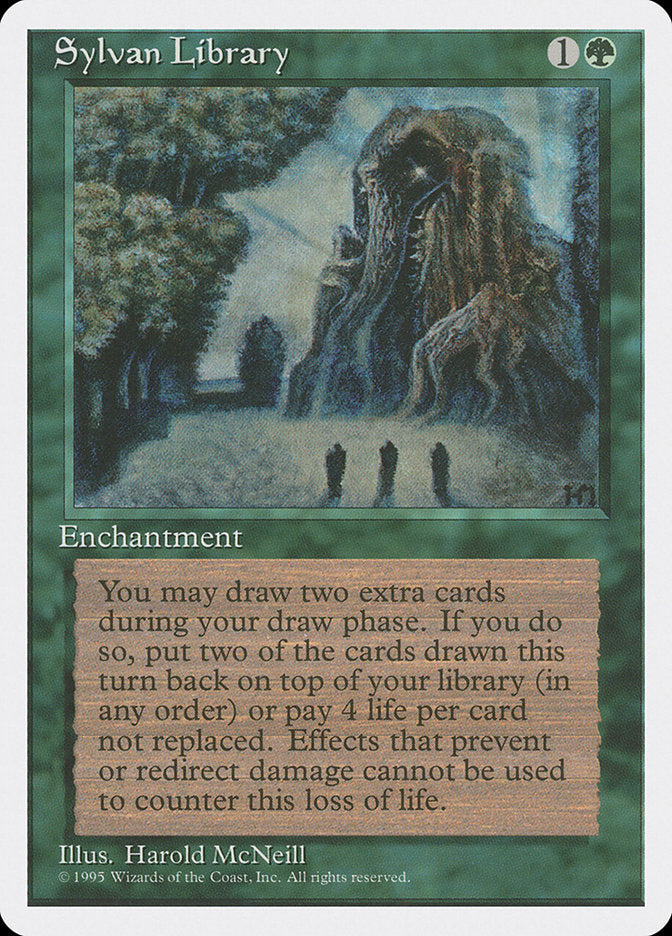 Sylvan Library [Fourth Edition] - Magic: The Gathering - Card Brawlers | Quebec | Canada |