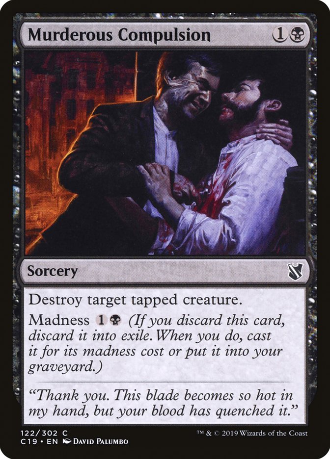 Murderous Compulsion [Commander 2019] - Magic: The Gathering - Card Brawlers | Quebec | Canada |
