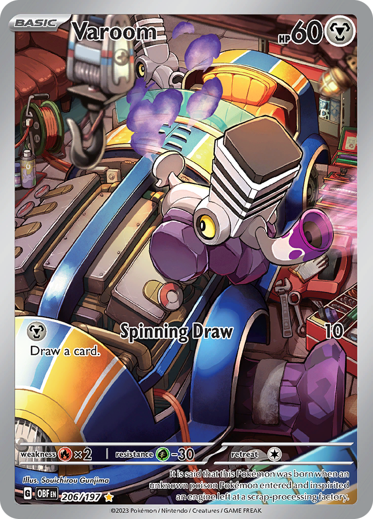 Varoom (206/197) [Scarlet & Violet: Obsidian Flames] - Pokémon - Card Brawlers | Quebec | Canada |