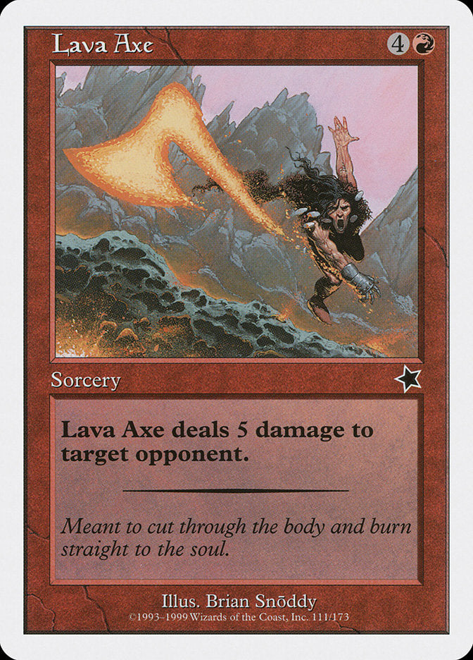 Lava Axe [Starter 1999] - Magic: The Gathering - Card Brawlers | Quebec | Canada |