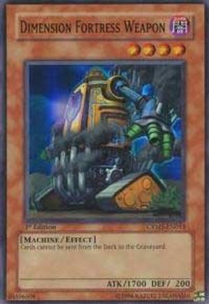 Dimension Fortress Weapon [CRMS-EN033] Super Rare - Yu-Gi-Oh! - Card Brawlers | Quebec | Canada |