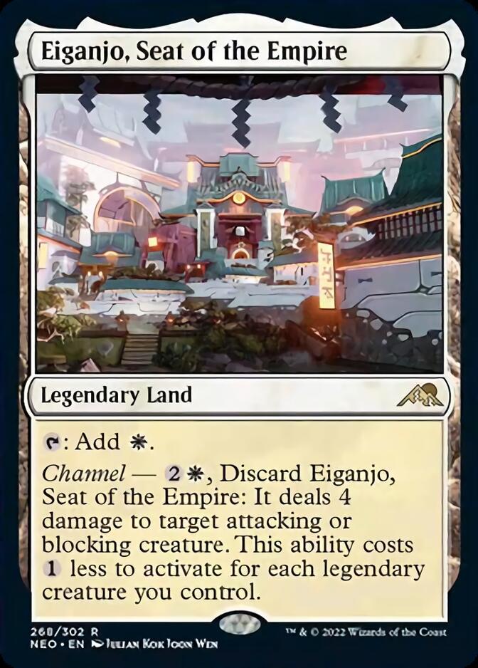 Eiganjo, Seat of the Empire [Kamigawa: Neon Dynasty] - Magic: The Gathering - Card Brawlers | Quebec | Canada |