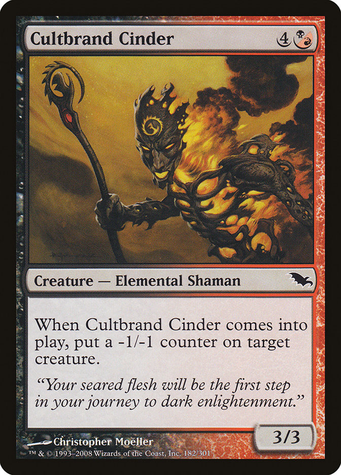 Cultbrand Cinder [Shadowmoor] - Magic: The Gathering - Card Brawlers | Quebec | Canada |