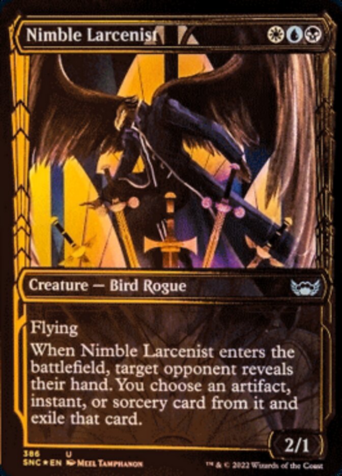 Nimble Larcenist (Showcase Golden Age Gilded Foil) [Streets of New Capenna] - Magic: The Gathering - Card Brawlers | Quebec | Canada |