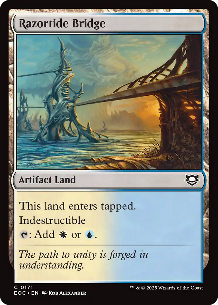 Razortide Bridge [Edge of Eternities Commander] - Magic: The Gathering - Card Brawlers | Quebec | Canada |