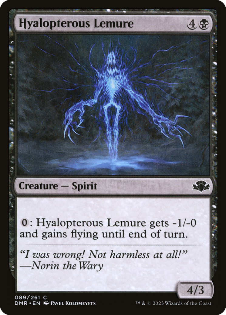 Hyalopterous Lemure [Dominaria Remastered] - Magic: The Gathering - Card Brawlers | Quebec | Canada |