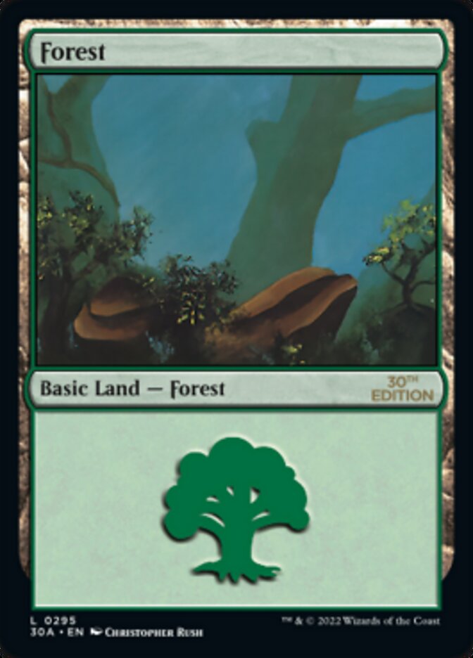 Forest (295) [30th Anniversary Edition] - Magic: The Gathering - Card Brawlers | Quebec | Canada |