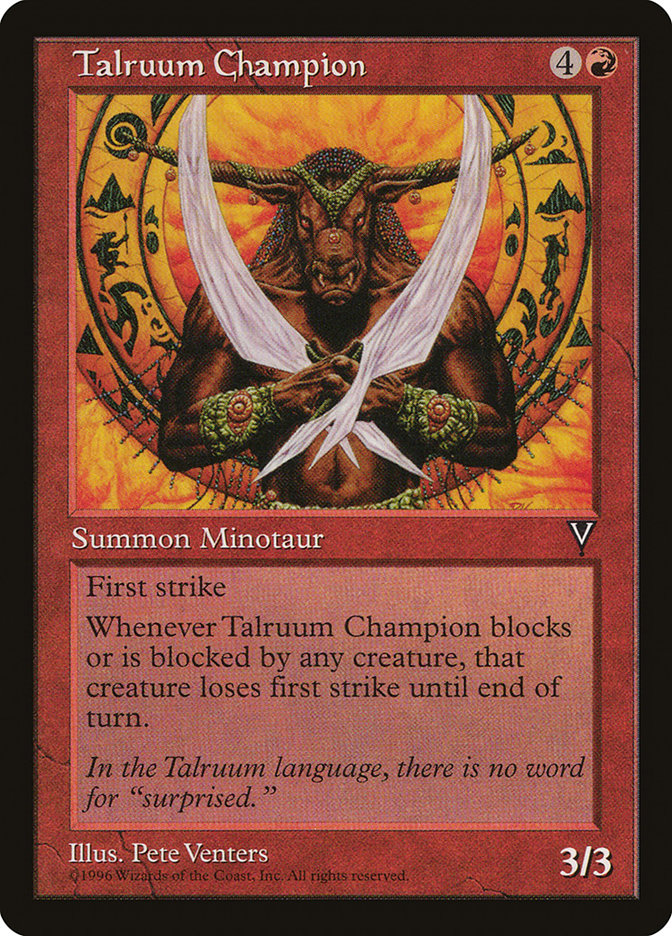 Talruum Champion [Visions] - Magic: The Gathering - Card Brawlers | Quebec | Canada |