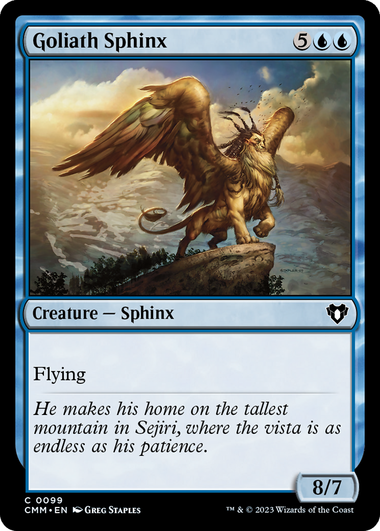 Goliath Sphinx [Commander Masters] - Magic: The Gathering - Card Brawlers | Quebec | Canada |