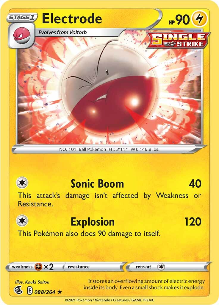 Electrode (088/264) [Sword & Shield: Fusion Strike] - Pokémon - Card Brawlers | Quebec | Canada |