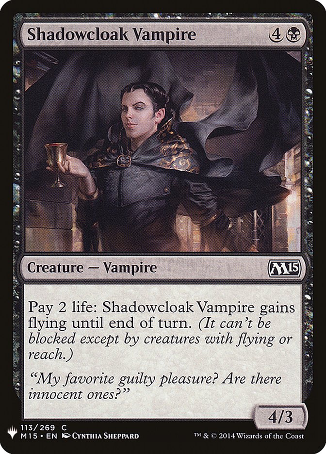 Shadowcloak Vampire [Mystery Booster] - Magic: The Gathering - Card Brawlers | Quebec | Canada |
