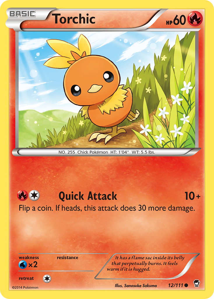 Torchic (12/111) [XY: Furious Fists] - Pokémon - Card Brawlers | Quebec | Canada |