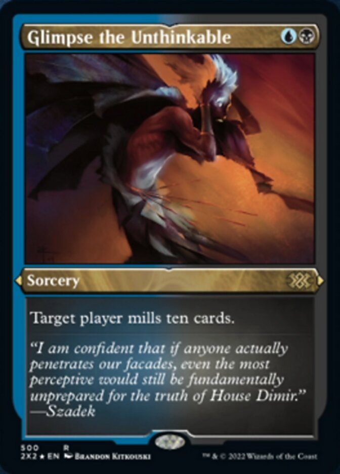 Glimpse the Unthinkable (Foil Etched) [Double Masters 2022] - Magic: The Gathering - Card Brawlers | Quebec | Canada |