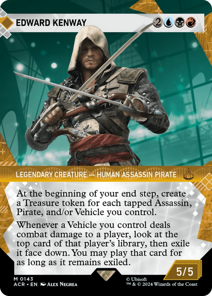 Edward Kenway (Showcase) [Assassin's Creed] - Magic: The Gathering - Card Brawlers | Quebec | Canada |