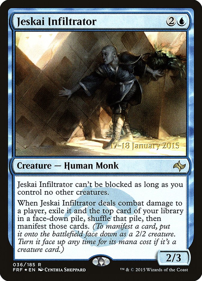 Jeskai Infiltrator [Fate Reforged Prerelease Promos] - Magic: The Gathering - Card Brawlers | Quebec | Canada |