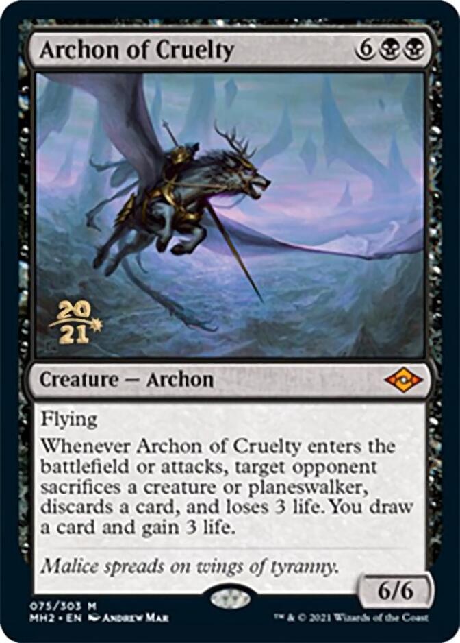 Archon of Cruelty [Modern Horizons 2 Prerelease Promos] - Magic: The Gathering - Card Brawlers | Quebec | Canada |