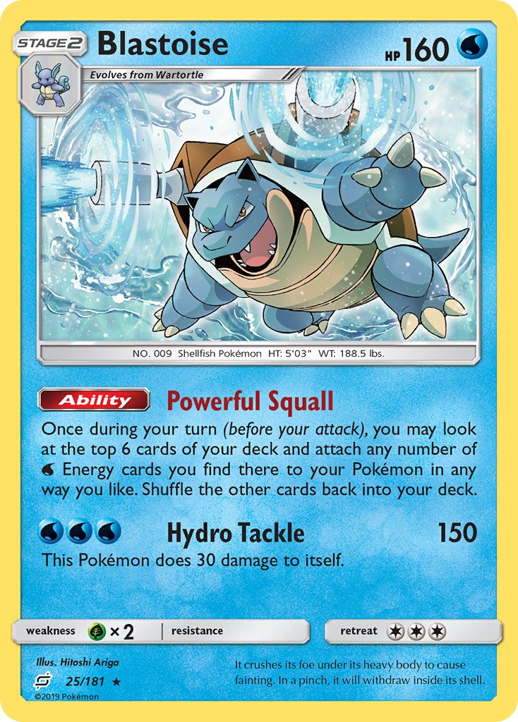 Blastoise (25/181) (Theme Deck Exclusive) [Sun & Moon: Team Up] - Pokémon - Card Brawlers | Quebec | Canada |