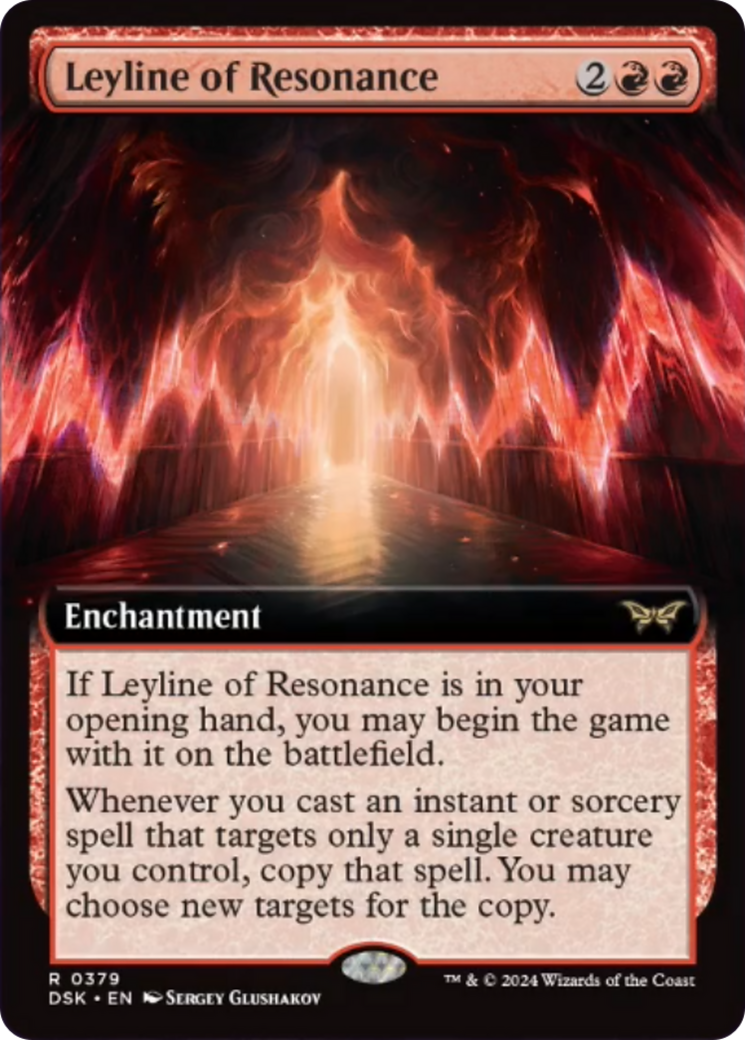 Leyline of Resonance (Extended Art) [Duskmourn: House of Horror] - Magic: The Gathering - Card Brawlers | Quebec | Canada |