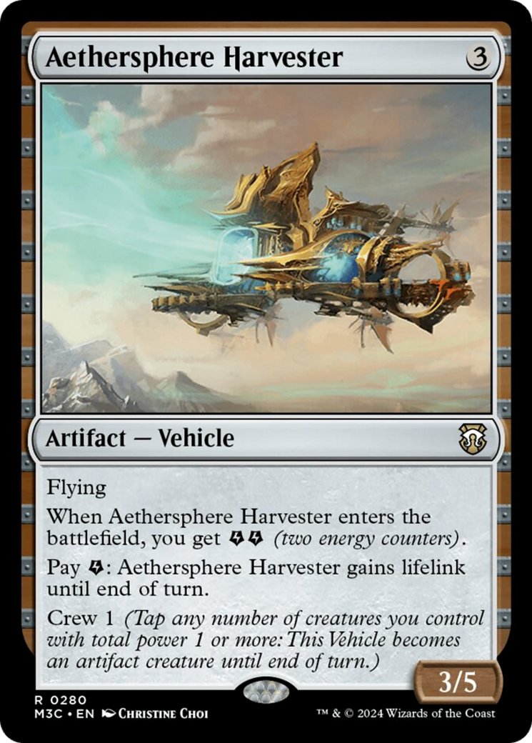 Aethersphere Harvester (Ripple Foil) [Modern Horizons 3 Commander] - Magic: The Gathering - Card Brawlers | Quebec | Canada |