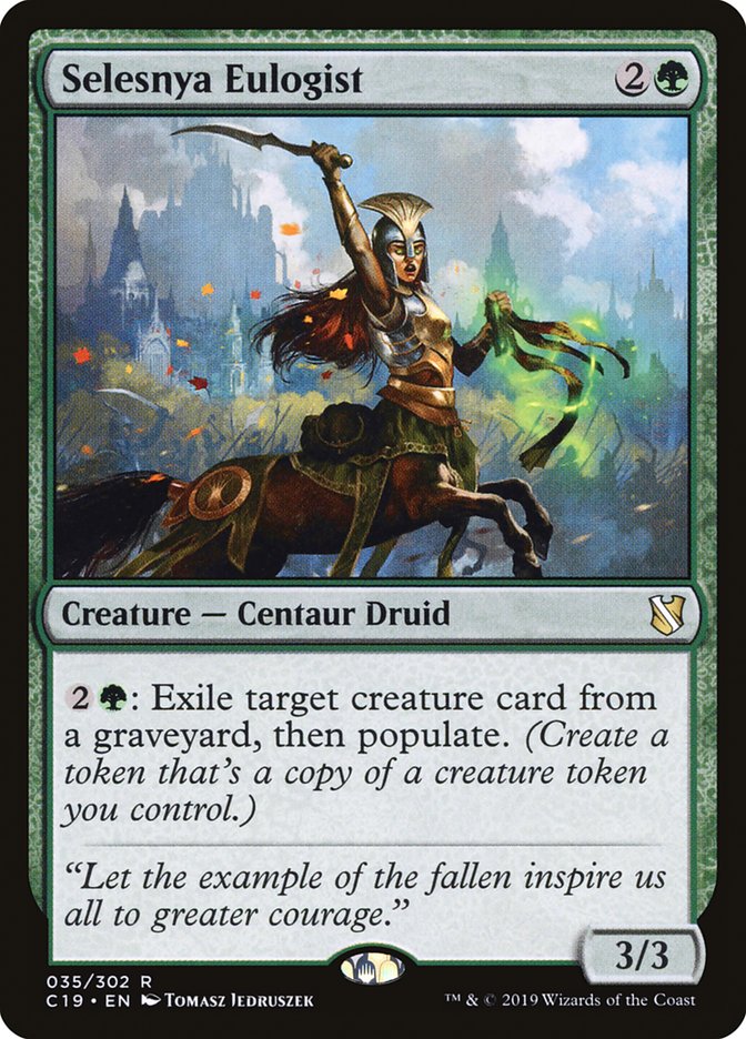 Selesnya Eulogist [Commander 2019] - Magic: The Gathering - Card Brawlers | Quebec | Canada |