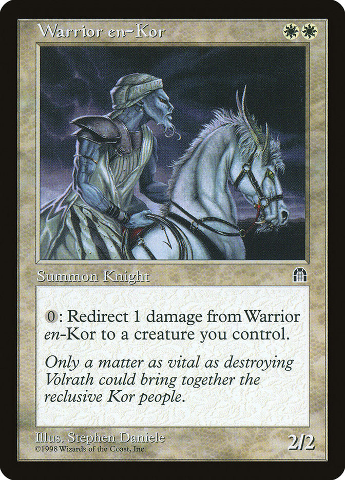 Warrior en-Kor [Stronghold] - Magic: The Gathering - Card Brawlers | Quebec | Canada |