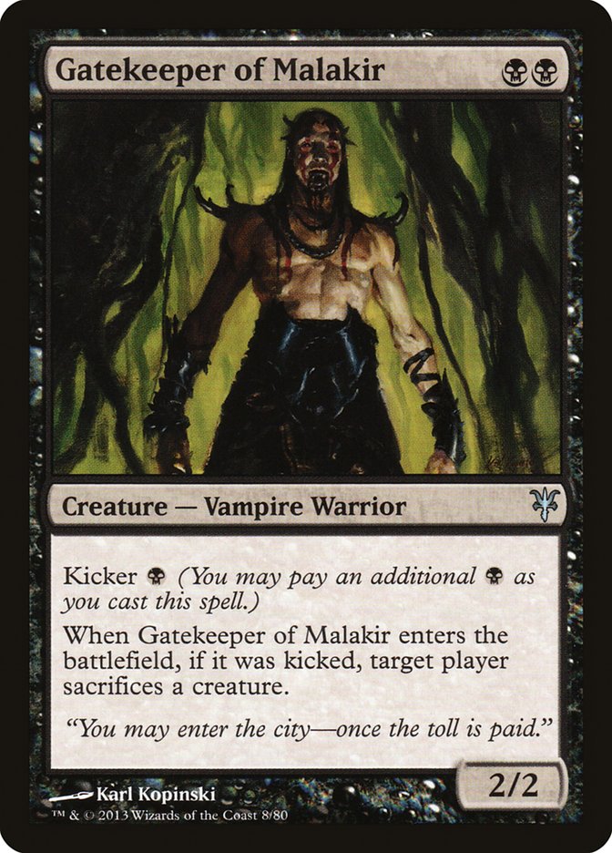 Gatekeeper of Malakir [Duel Decks: Sorin vs. Tibalt] - Magic: The Gathering - Card Brawlers | Quebec | Canada |
