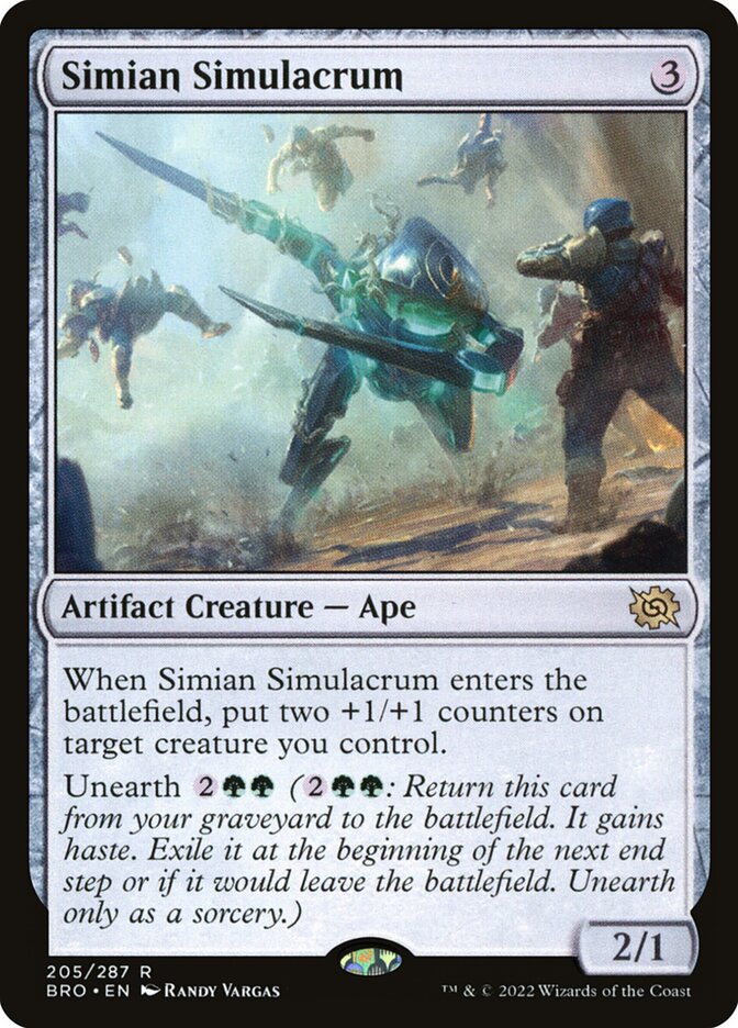 Simian Simulacrum [The Brothers' War] - Magic: The Gathering - Card Brawlers | Quebec | Canada |