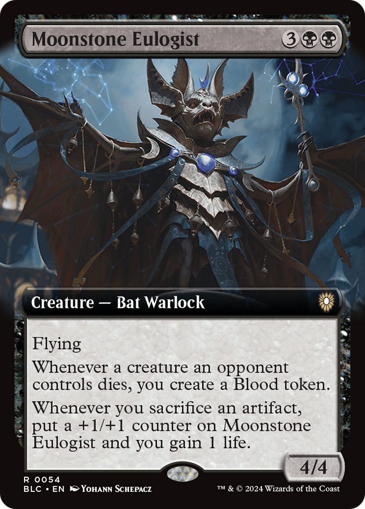 Moonstone Eulogist (Extended Art) [Bloomburrow Commander] - Magic: The Gathering - Card Brawlers | Quebec | Canada |