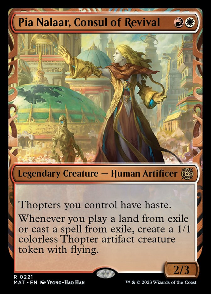 Pia Nalaar, Consul of Revival (Showcase Halo Foil) [March of the Machine: The Aftermath] - Magic: The Gathering - Card Brawlers | Quebec | Canada |