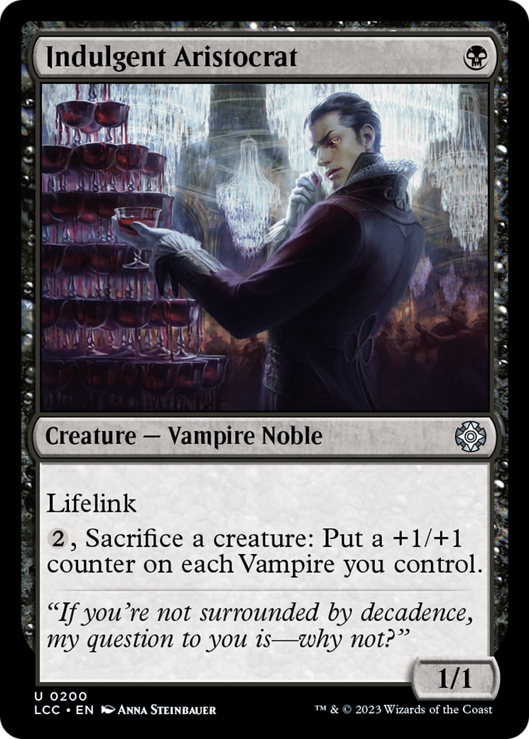 Indulgent Aristocrat [The Lost Caverns of Ixalan Commander] - Magic: The Gathering - Card Brawlers | Quebec | Canada |