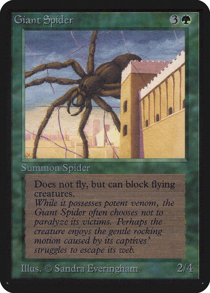 Giant Spider [Alpha Edition] - Magic: The Gathering - Card Brawlers | Quebec | Canada |