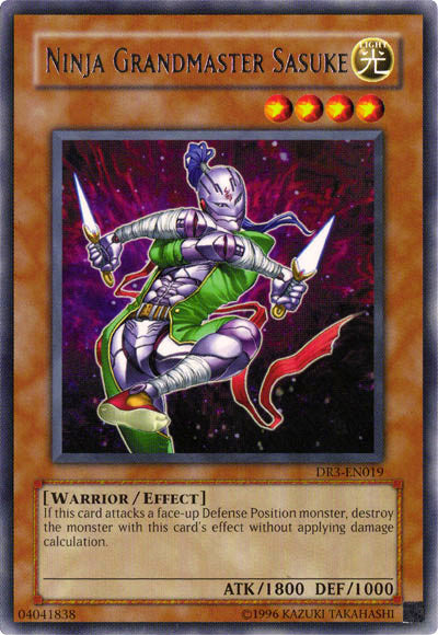 Ninja Grandmaster Sasuke [DR3-EN019] Rare - Yu-Gi-Oh! - Card Brawlers | Quebec | Canada |