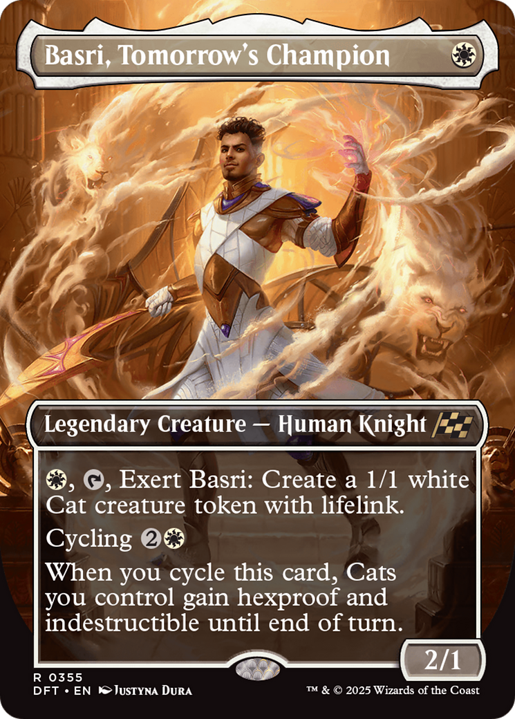 Basri, Tomorrow's Champion (Borderless) [Aetherdrift] - Magic: The Gathering - Card Brawlers | Quebec | Canada |