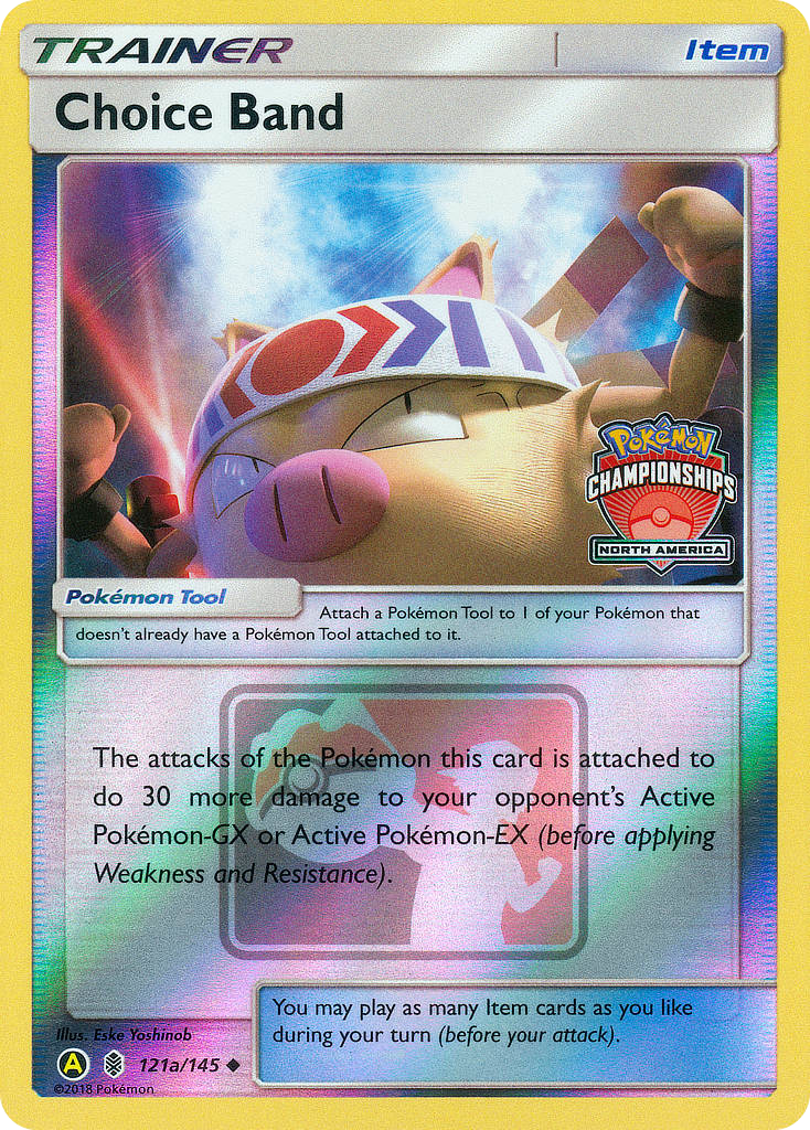 Choice Band (121a/145) (North America Championships) [Sun & Moon: Guardians Rising] - Pokémon - Card Brawlers | Quebec | Canada |