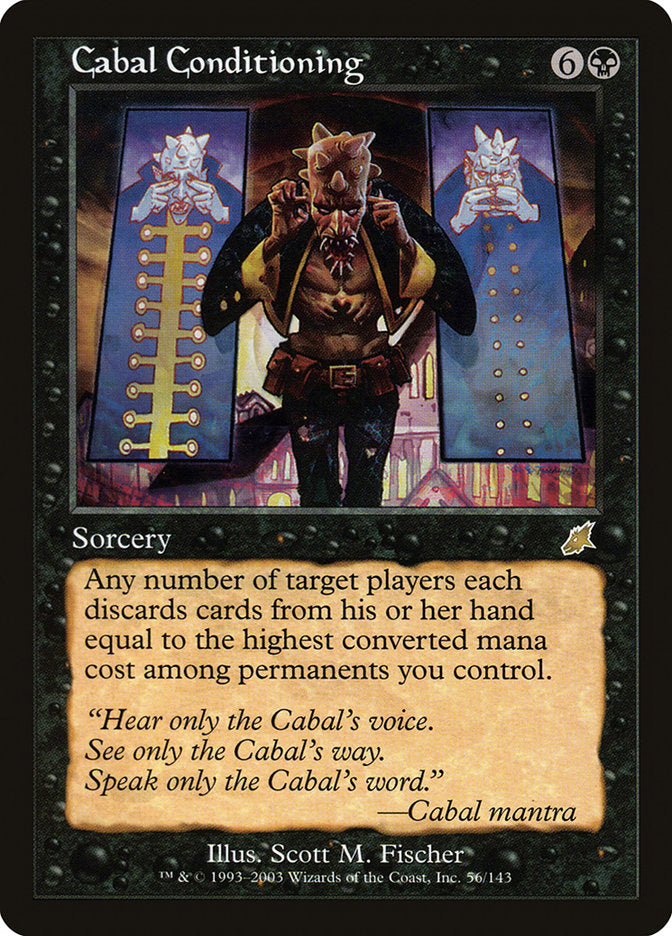 Cabal Conditioning [Scourge] - Magic: The Gathering - Card Brawlers | Quebec | Canada |