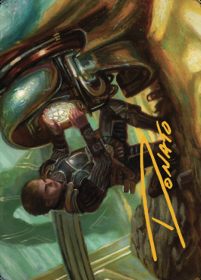 Urza, Powerstone Prodigy Art Card (Gold-Stamped Signature) [The Brothers' War Art Series] - Magic: The Gathering - Card Brawlers | Quebec | Canada |