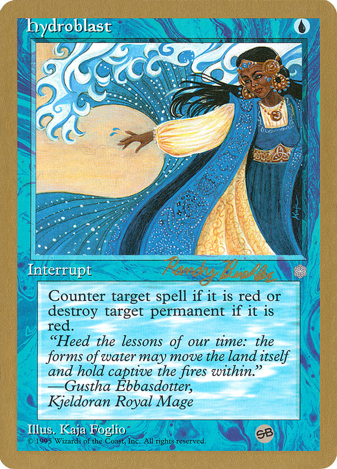 Hydroblast (Randy Buehler) (SB) [World Championship Decks 1998] - Magic: The Gathering - Card Brawlers | Quebec | Canada |