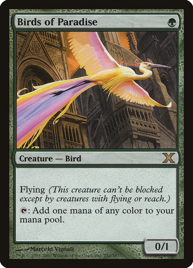 Birds of Paradise [Tenth Edition] - Magic: The Gathering - Card Brawlers | Quebec | Canada |