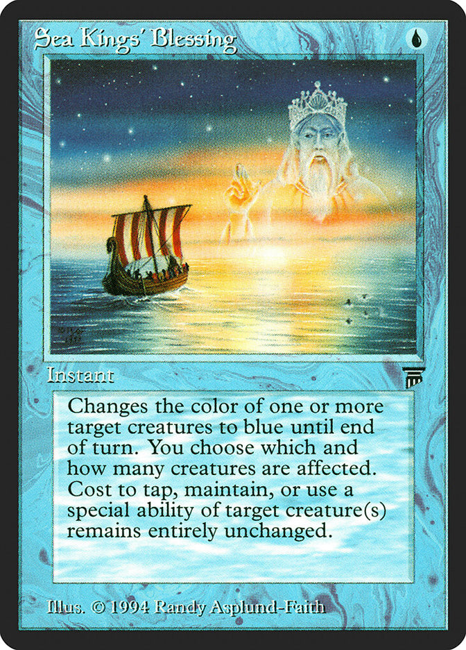 Sea Kings' Blessing [Legends] - Magic: The Gathering - Card Brawlers | Quebec | Canada |