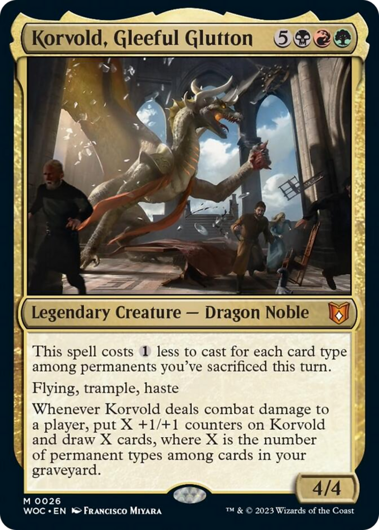 Korvold, Gleeful Glutton [Wilds of Eldraine Commander] - Magic: The Gathering - Card Brawlers | Quebec | Canada |